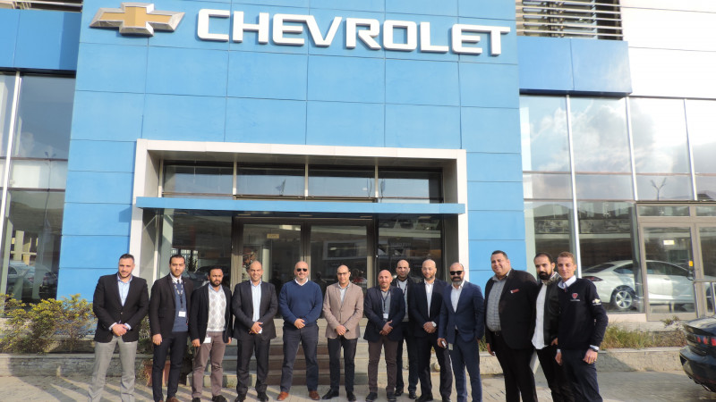 The visit of the regional manager at General Motors to the Geyushi service center