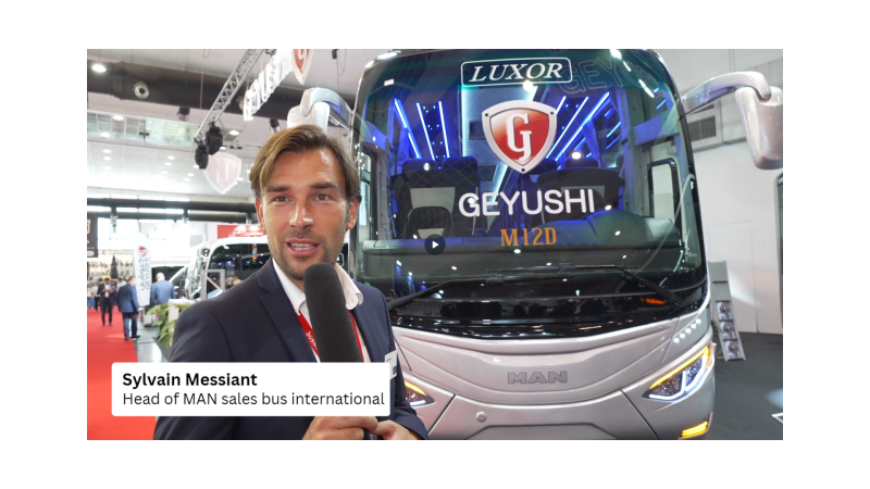 تعزيز العلاقات: جيوشي لصناعة وسائل النقل وشركة MAN في معرض Busworld 2023